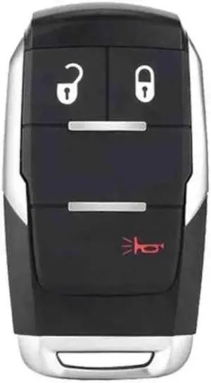 Replacement Smart Key Fob for Ram 2500 3500 4500 5500 Models only 2023 FCC GQ4-76T GQ476T Part Number 68547361 68547361AA 68538048 68538048AB