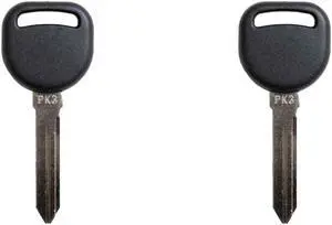 UrbanX Replacement Transponder Ignition Car Key for 2005 Cadillac Deville Part Number 15821269 15828348 12450409 Chip ID MEGAMOS 13 - 2 Pack