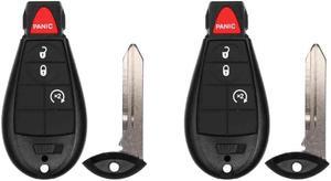 Key Fob UrbanX Replacement for Smart Proxy System 2021 FCC GQ4-53T GQ453T Part Number 68508721 68508721AA Pack of 2