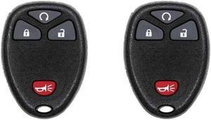 Car Key Fob Keyless Entry Remote for 2008 Compatible with Chevrolet Avalanche FCC OUC60270 OUC60221 Part Number 15913421 20868672 20952474 Pack of 2