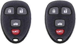 UrbanX Car Key Fob Keyless Entry Remote for 2006 Cadillac DTS FCC OUC60270 OUC60221 Part Number 15912859 20935330 10337866 15859329 20833561 22952177 Pack of 2