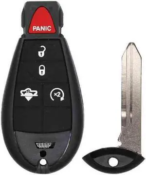 Key Fob UrbanX Replacement for RAM 1500 2500 3500 2013 FCC GQ4-53T GQ453T Part Number 68521303 68521303AA