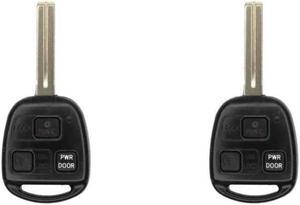 Replacement Keyless Remote Head Key Fob Compatible with Lexus RX350 2007-2009 FCC HYQ12BBT Part Number 89070-48821 89070-48820 Pack of 2