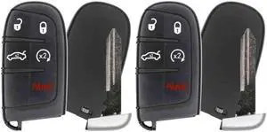 UrbanX Replacement Smart Key Fob for 2016 300 FCC M3N-40821302 M3N40821302 Part Number 56046759AF 56046759AA 05026676AH 05026676AC 05026676 AH 05026676 AC Pack of 2