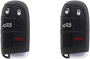 UrbanX Replacement Smart Key Fob for 2019-2023 Dodge Charger FCC M3M-40821302 M3M40821302 Part Number 68155686 68155686AB 68155686AA 68394190 68394190AA 68394196 68394196AA Pack of 2