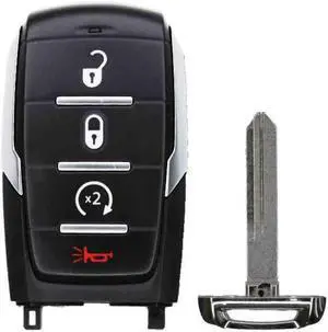Replacement Smart Key Fob for Ram 1500 Models only 2021 FCC OHT-4882056 OHT4882056 Part Number 68584153 68584153AA