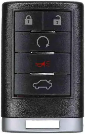 UrbanX Replacement Smart Key Fob for 2010 Cadillac DTS FCC OUC6000066 Part Number 20998256 20998254 20998255