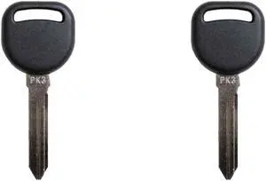 UrbanX Replacement Transponder Ignition Car Key for 2004 Cadillac Deville Part Number 15821269 15828348 12450409 Chip ID MEGAMOS 13 - 2 Pack