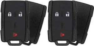 Car Key Fob Keyless Entry Remote for 2016 GMC Canyon FCC M3N-32337100 M3N32337100 Part Number 13577771 Pack of 2