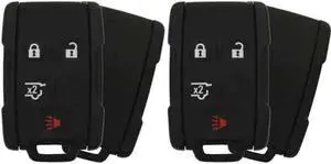 Car Key Fob Keyless Entry Remote for 2019 Compatible with Chevrolet Tahoe FCC M3N-32337100 M3N32337100 Part Number 13577769 22859397 Pack of 2