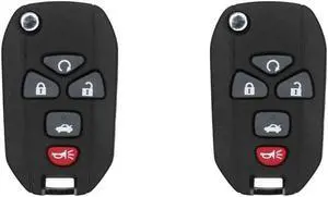 UrbanX Replacement Flip Key Fob for 2015 Compatible with Chevrolet Impala FCC OUC60270 OUC60221 Part Number 10337867 15912860 20935331 22952176 - 2 Pack