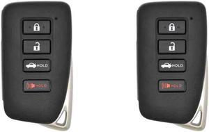 Replcament Smart Key Fob Compatible with Lexus ES 350 2017 FCC Part Number 89904-30A30 89904-30A31 89904-06170 Pack of 2