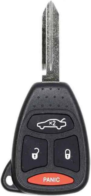 UrbanX Replacement Keyless Remote Head Key Fob for Chrysler 300 2005 FCC KOBDT04A 2AOKM-CYV6 Part Number 05179514AA 56038757AE 56038757AH 05179512AA