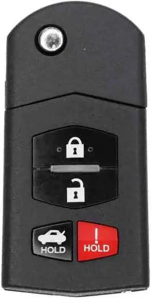 UrbanX Replacement Flip Key Fob Compatible with Mazda MX-5 Miata 2007 FCC BGBX1T478SKE125-01 Part Number BBM4-67-5RY BBM4675RY