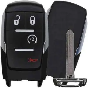 Replacement Smart Key Fob for Ram 2500 3500 4500 5500 Models only 2023 FCC GQ4-76T GQ476T Part Number 68547362 68547362AB