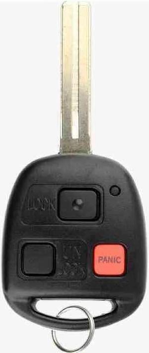 Replacement Keyless Remote Head Key Fob Compatible with Lexus RX300 1999 FCC N14TMTX-1 N14TMTX1 Part Number 89070-48020 8907048020