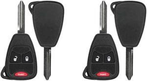 UrbanX Replacement Keyless Remote Head Key Fob for Dodge Nitro 2009 FCC OHT692427AA OHT692713AA Part Number 56040649AC 56040649 05175789AA 05175786AA Pack of 2