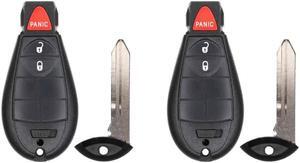 Key Fob UrbanX Replacement for Smart Proxy System 2017 FCC GQ4-53T GQ453T Part Number 68508720 68508720AA Pack of 2