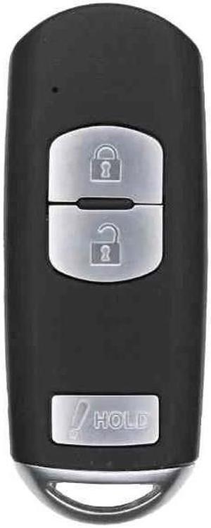 UrbanX Replacement Smart Key Fob Compatible with Mazda 3 Hatchback 2014 FCC WAZSKE13D01 Part Number KDY3-67-5DY KD33-67-5RY KD33675RY
