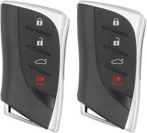 Replcament Smart Key Fob Compatible with Lexus ES350h Hybrid only 2019-2020 FCC HYQ14FBF Part Number 8990H-50020 8990H-33020 Pack of 2