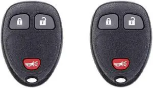 Car Key Fob Keyless Entry Remote for 2016 Chevrolet Express FCC OUC60270 OUC60221 Part Number 15913420 20868852 20669056 20869056 22936099 20952475 (All PN's are Interchangeable) Pack of 2