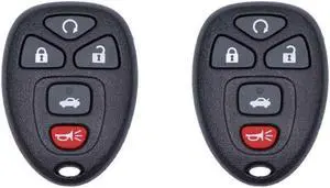 UrbanX Car Key Fob Keyless Entry Remote for 2006 Compatible with Chevrolet Impala FCC OUC60270 OUC60221 Part Number 10337867 15912860 20935331 22952176 Pack of 2