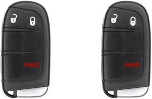 Replacement Smart Key Fob for Jeep Grand Cherokee 2020 FCC M3N-40821302 M3N40821302 Part Number 68066349AD 68066349AG 68066349 Pack of 2
