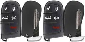 UrbanX Replacement Smart Key Fob for 2011-2018 300 FCC M3N-40821302 M3N40821302 Part Number 56046759AF 56046759AA 05026676AH 05026676AC 05026676 AH 05026676 AC Pack of 2