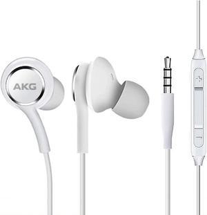 OEM Amazing Stereo Headphones for Samsung Galaxy A32 5G White - with Microphone (US Version with Warranty) (US Version with Warranty)