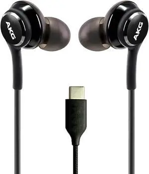 UrbanX 2021 Stereo Headphones for Samsung Galaxy S22 S21 Ultra 5G, Galaxy S20 FE, Galaxy S10, S9 Plus, S10e, Note 10, Note 10+ - Designed by AKG - with Microphone and Volume Remote Type-C Connector
