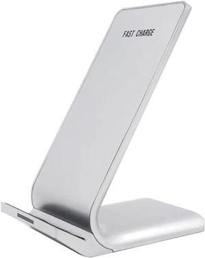 UrbanX Wireless Charger Stand, Qi-Certified for Google Pixel 4-10W Fast-Charging (No AC Adapter)-White