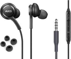 UrbanX Corded Stereo Earbuds Headphones for Amazon Kindle Fire (US Version with Warranty) with Microphone and Volume Buttons Braided Cable