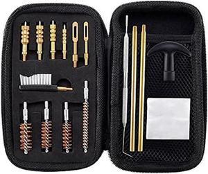 UrbanX Universal Handgun Cleaning kit for FÉG 37M Pistol .32 ACP Pistol Cleaning Kit Bronze Bore Brush and Plastic Jags Tips with Zippered Compact Case