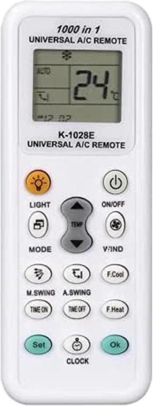 Universal AC Remote Control Compatible with MCQUAY LG Panasonic Sharp Samsung Fujitsu Gree Guangda Guqiao Haier Helton Hemilton Hicon Hisense Hitachi Air ConditionerFahrenheit displaying