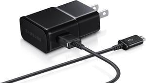 Samsung OEM Universal 2.0 Amp Micro Home Travel Charger for Samsung Galaxy S3/S4/Note 2 and Other Smartphones - Non-Retail Packaging - Black (Discontinued by Manufacturer)