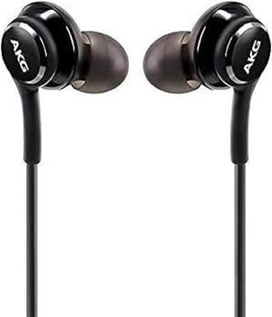 OEM UrbanX Corded Stereo Headphones for OnePlus 8T+ 5G - AKG Tuned - with Microphone and Volume Buttons - Black (US Version with Warranty)
