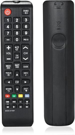 Universal Remote Control for Samsung UN46F7100AF and All Other Samsung Smart TV Models LCD LED 3D HDTV QLED Smart TV BN5901199F AA5900786A BN5901175N