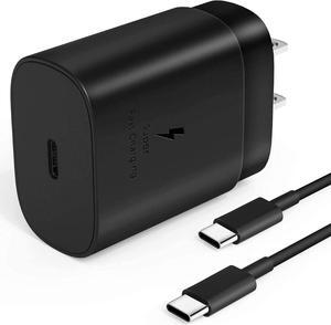 Fast Adaptive Wall Adapter 25W Charger for Sony Xperia XZ3 with 4FT (1.2M) UrbanX USB C PD Charging and Data Transfer Cable - Black (US Version with Warranty)