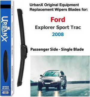 UrbanX 2-IN-1 All Seasons Water Repellency Original Equipment Replacement Wiper Blades For 2008 Ford Explorer Sport Trac 20" Passenger Side