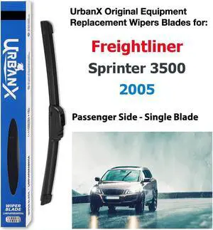 UrbanX 2-IN-1 All Seasons Water Repellency Original Equipment Replacement Wiper Blades For 2005 Freightliner Sprinter 3500 22" Passenger Side