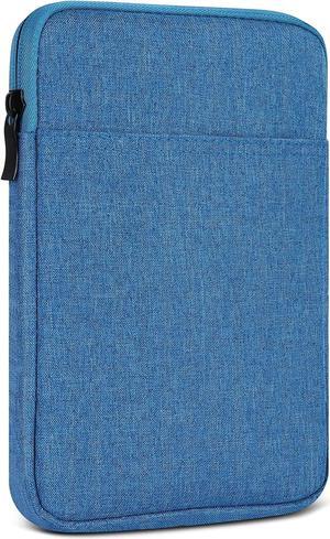 UrbanX 8 Inch Tablet Case for Amazon Fire HD 8 Plus (2020) Lightweight Portable Protective Bag Laptop with Dual Pockets - Blue