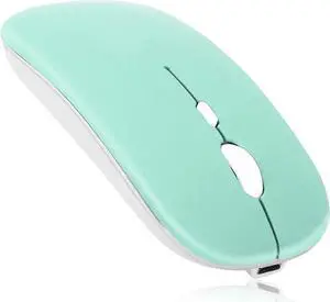 UrbanX 2.4GHz & Bluetooth Mouse, Rechargeable Wireless Mouse for ROG Phone II ZS660KL Bluetooth Wireless Mouse for Laptop / PC / Mac / Computer / Tablet / Android - Teal