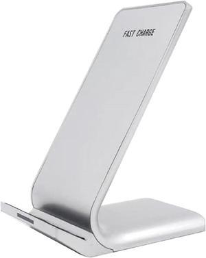 UrbanX Wireless Charger Stand, Qi-Certified for Samsung galaxys S10e, 10W Fast-Charging (No AC Adapter) - White