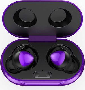 Urbanx Street Buds Plus True Bluetooth Earbud Headphones for BLU Studio Mega 2019 - Wireless Earbuds w/Noise Isolation - Purple (US Version with Warranty)
