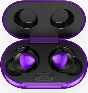 Urbanx Street Buds Plus True Bluetooth Earbud Headphones for MediaPad T3 10 - Wireless Earbuds w/Noise Isolation - Purple (US Version with Warranty)