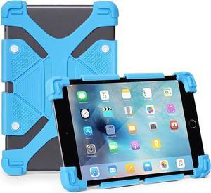 Universal 7 inch Tablet Case, Silicone Protective Cover 6"-7" for Panasonic Toughpad JT-B1 - Blue
