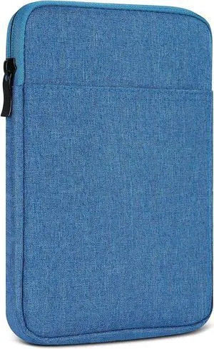 UrbanX 8 Inch Tablet Case for Tablet and Keyboard Lightweight Portable Protective Bag Laptop with Dual Pockets - Blue