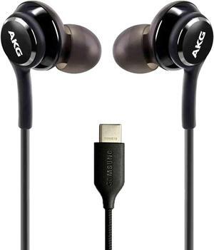 UrbanX 2020 Headphones for Samsung Galaxy A53 5G A73 5G Plus with Type C Connector | Designed by AKG with Microphone and Volume Buttons