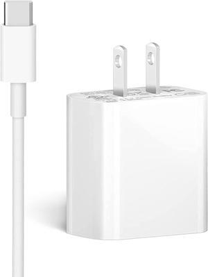 USB-C Charging Rapidly Fast USB C Fast Wall Charger for OnePlus Nord N20 5G and Other OnePlus Devices (18W 3A PD Power Adapter + Extra Long 6.6 Foot USB-C, C-C Cable)