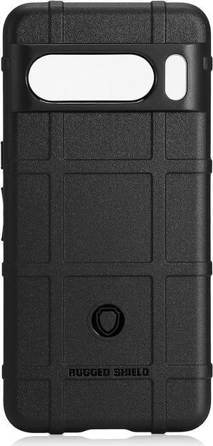 UrbanX Pixel 8 Plus Case,Rugged Shield Phone Case, Hard Rubber Case with Military Grade Shockproof Protection,Drop-Tested and Camera Lens Protection for Google Pixel 8 Plus -Black